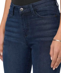 No Sweat Denim High Rise Slim Straight Jeans - Women's
