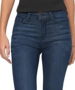 No Sweat Denim High Rise Slim Straight Jeans - Women's