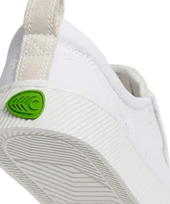 OCA Low Pebbled Leather and Vintage Suede Sneaker - Women's