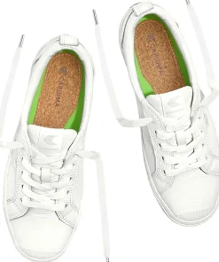OCA Low Pebbled Leather Sneaker - Women's