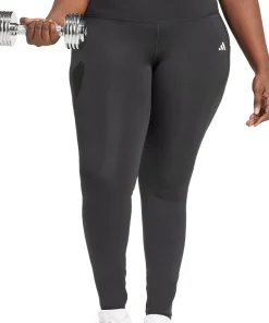 Optime Essentials Plus Size Stash Pocket Full-Length Leggings - Women's