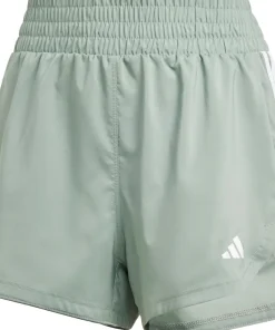 Pacer Training 3-Stripes Woven High-Rise Short - Women's