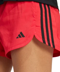 Pacer Training 3-Stripes Woven High-Rise Short - Women's