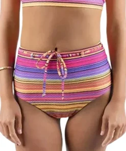 Palapa High Waist Cheeky Bikini Bottom - Women's