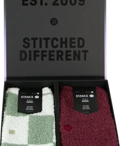 Patchwork Cozy Box Set Crew Socks - Women's