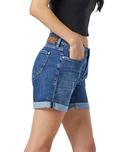 Pixie Denim Boyfriend Shorts - Women's