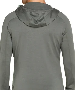 Quantum Merino Blend Hybrid Long Sleeve Zip Hoodie - Men's