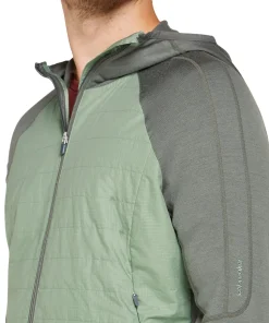 Quantum Merino Blend Hybrid Long Sleeve Zip Hoodie - Men's