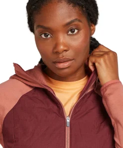 Quantum Merino Blend Hybrid Long Sleeve Zip Hoodie - Women's