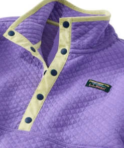 Quilted Quarter-Snap Pullover - Kids