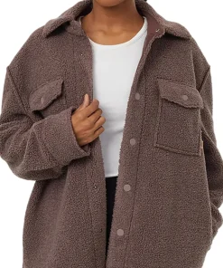 Recycled Boucle Fleece Jacket - Women's