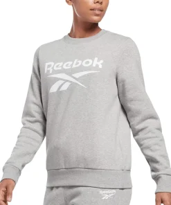 Reebok Identity Big Logo Fleece Crew Neck Sweatshirt - Women's