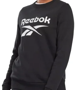 Reebok Identity Big Logo Fleece Crew Neck Sweatshirt - Women's