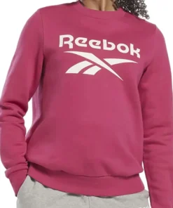 Reebok Identity Logo Fleece Crew Neck Sweatshirt - Women's