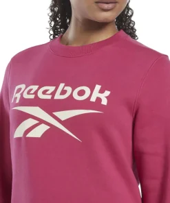 Reebok Identity Logo Fleece Crew Neck Sweatshirt - Women's