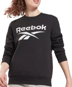 Reebok Identity Logo Fleece Crew Neck Sweatshirt - Women's