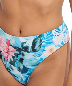 Reversible Recycled Rib High-Waist Bikini Bottom - Women's