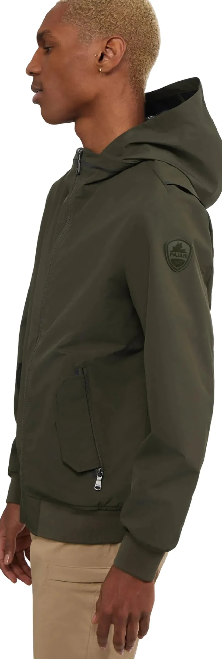 Riku Golf-Style Rain Jacket with Detachable Hood - Men's