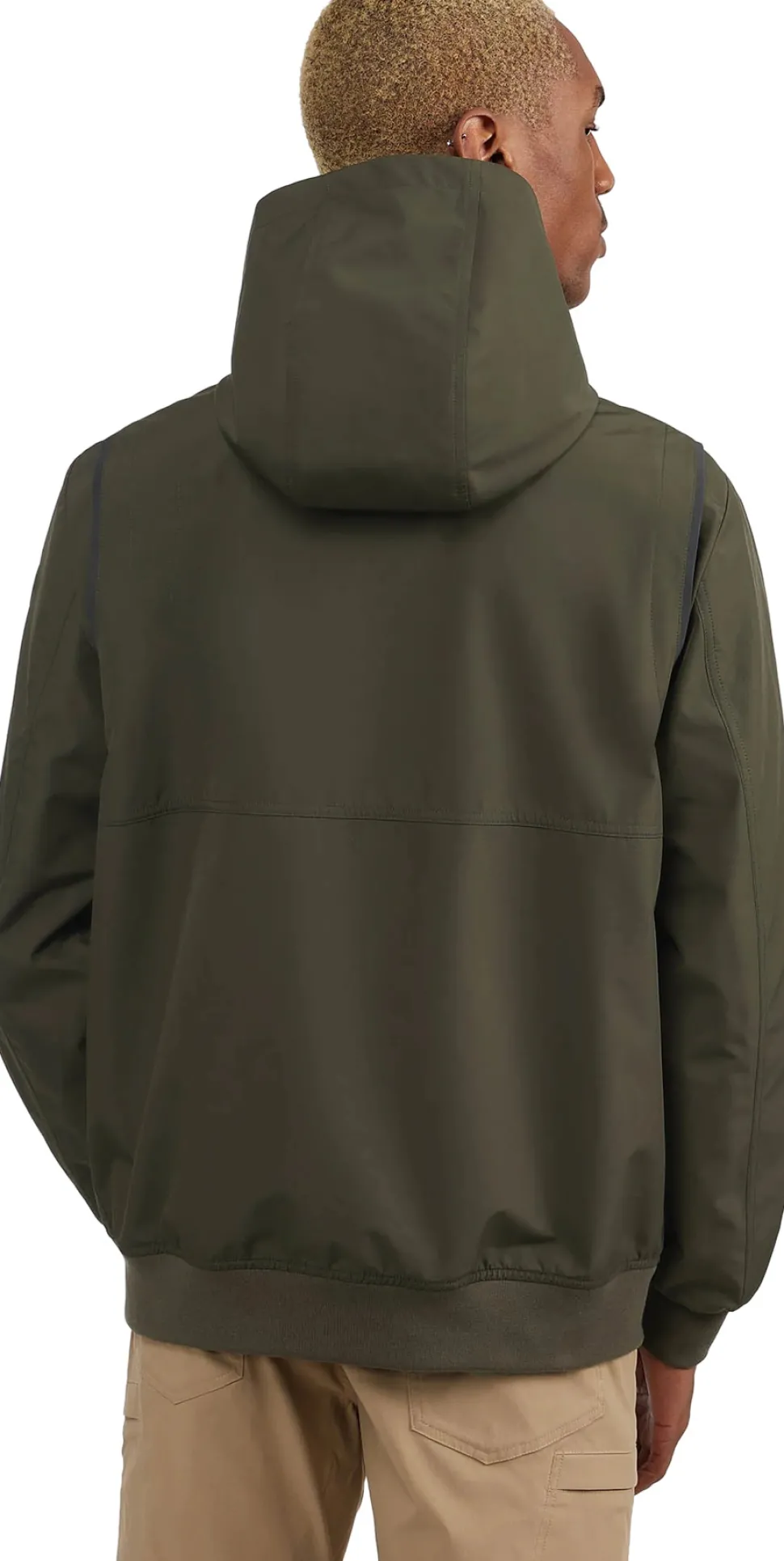 Riku Golf-Style Rain Jacket with Detachable Hood - Men's
