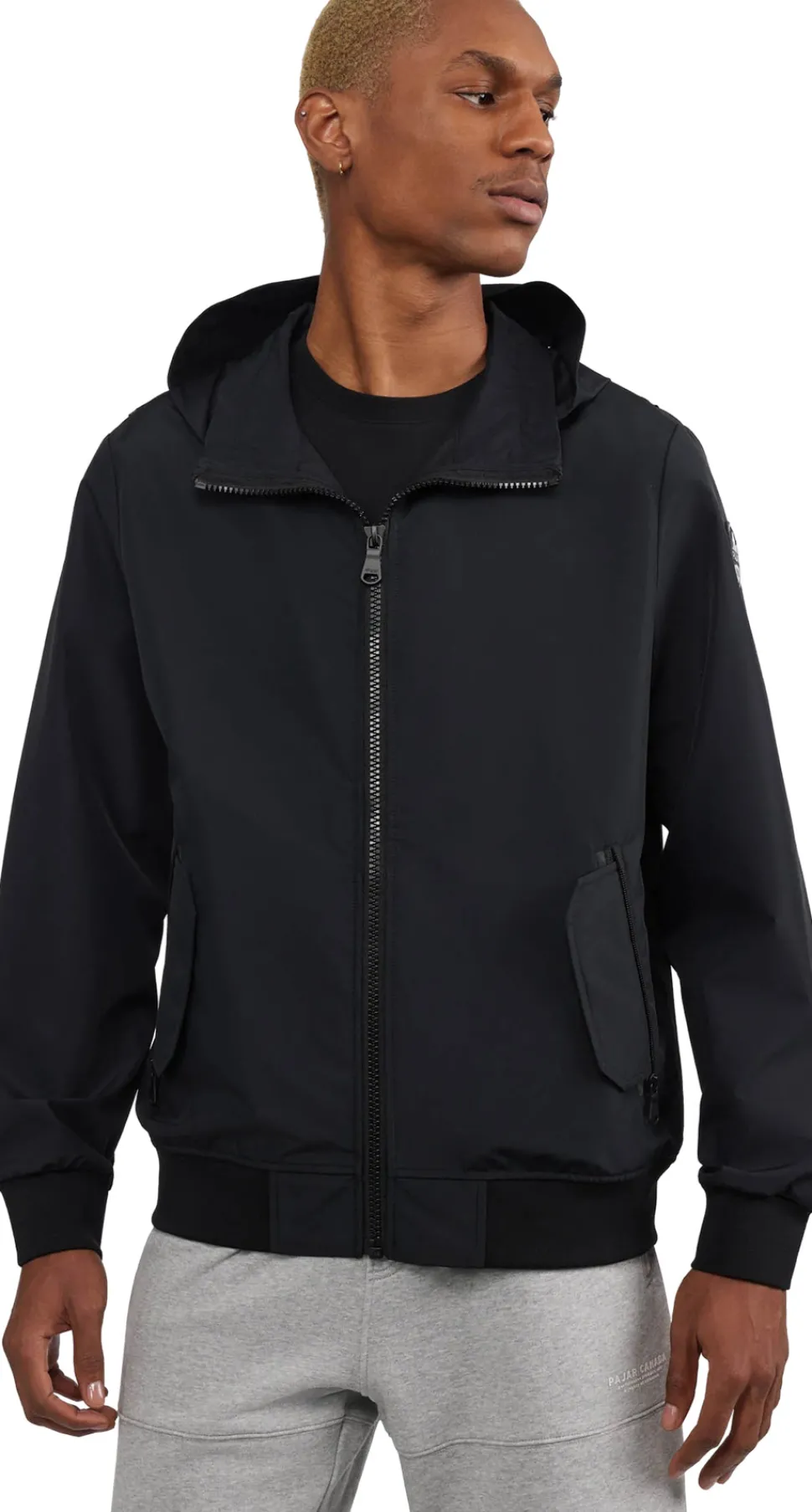 Riku Golf-Style Rain Jacket with Detachable Hood - Men's