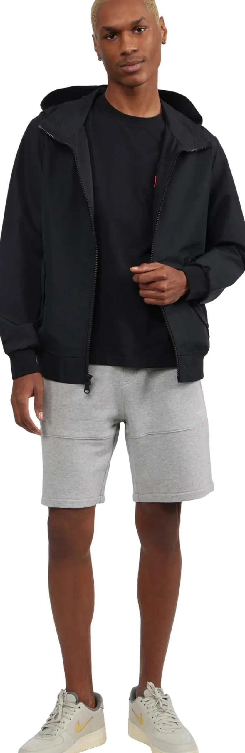 Riku Golf-Style Rain Jacket with Detachable Hood - Men's
