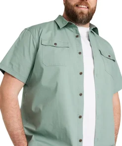 Riverton Ripstop Traditional Untucked Fit Short Sleeve Shirt - Men's