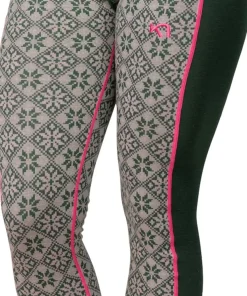 Rose Wool High Waist Base Layer Pants - Women's