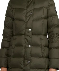 Roxy Quilted Puffer Coat with Detachable Fur Trim - Women's