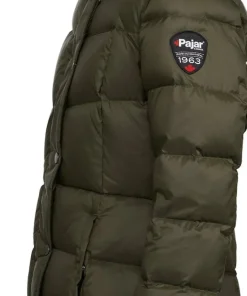 Roxy Quilted Puffer Coat with Detachable Fur Trim - Women's