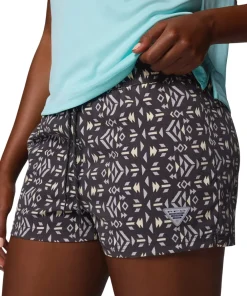Rugged Water Printed Shorts - Women's