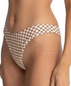 Rumi Check Hi-Cut Bikini Bottom - Women's