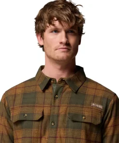 Saddle Point Warm Lined Flannel Shirt - Men's