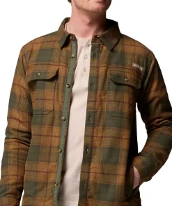 Saddle Point Warm Lined Flannel Shirt - Men's