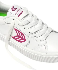 Salvas Pebbled Leather Sneaker - Women's