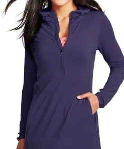 Sand Beach Cover-Up Hooded Tunic - Women's
