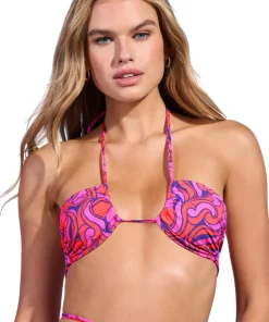 Sara Spiral Sliding Triangle Bikini Top - Women's