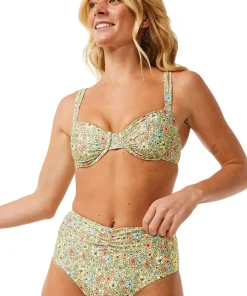 Sea Of Dreams Hi Waist Good Coverage Bikini Bottom - Women's