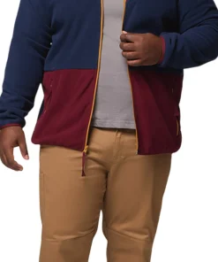 Sequoia Grove Big Size Full Zip Fleece Jacket - Men's