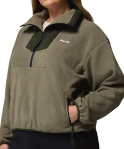 Sequoia Grove Plus Size Half Zip Fleece Pullover - Women's