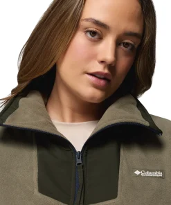 Sequoia Grove Plus Size Half Zip Fleece Pullover - Women's