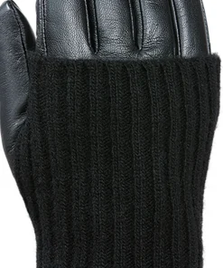 Shera Leather and Knit Gloves - Women's