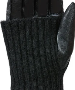 Shera Leather and Knit Gloves - Women's