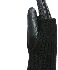 Shera Leather and Knit Gloves - Women's
