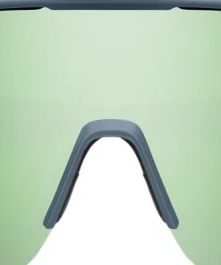 Shift Split Mag Sunglasses - Matte Stone/Moss - ChromaPop Green Mirror Lens - Unisex