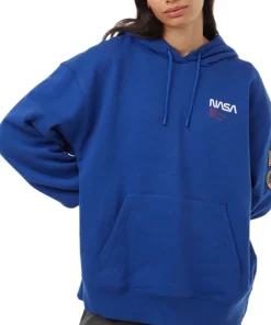 Shuttle Patch Graphic Oversized Hoodie - Women's