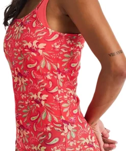 Side Shirring Mesh Cover-Up Cami Dress - Women's
