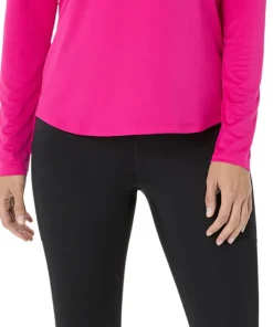 Silver Long Sleeve Running Top - Women's