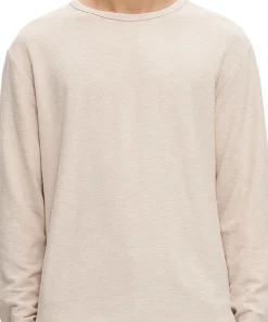 Slub Hi-Lo Long Sleeve T-Shirt - Men's