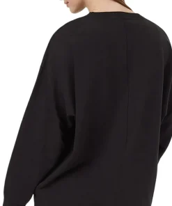 SoftTerry Light Seamed Fleece Sweatshirt - Women's