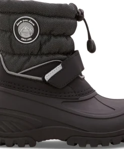 Solid Black Winter Boots - Big Kids
